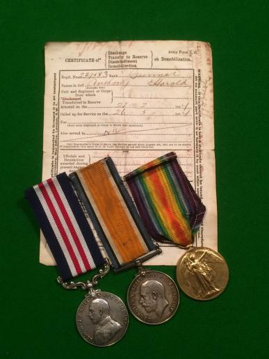 MM RFA / BWM Vict. Essex Regt - Brothers.