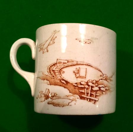 WW1 Commemorative Mug with Tank Design.