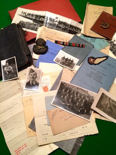 R.A.F. Log Book Grouping - Lancasters.