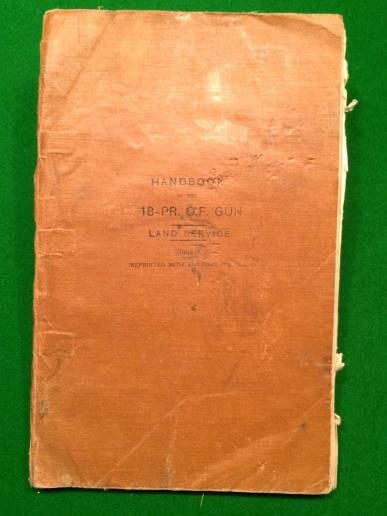 1914 Handbook 18Pdr. QF Gun.