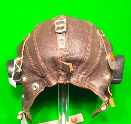 R.A.F Late Patt. C Type Flying Helmet.