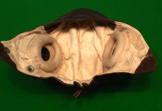 R.A.F Late Patt. C Type Flying Helmet.