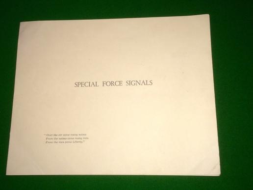 Special Forces Signals Congratulatory Card.