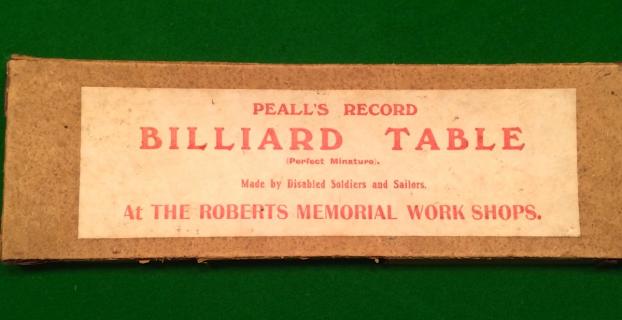 Roberts Memorial Workshops Billiard Scorer.