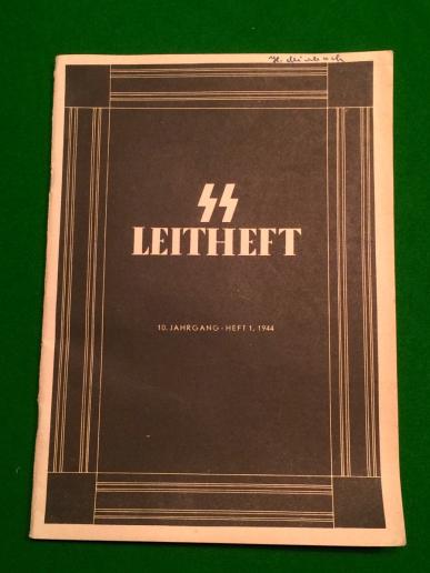 1944ed. SS Leitheft Magazine.
