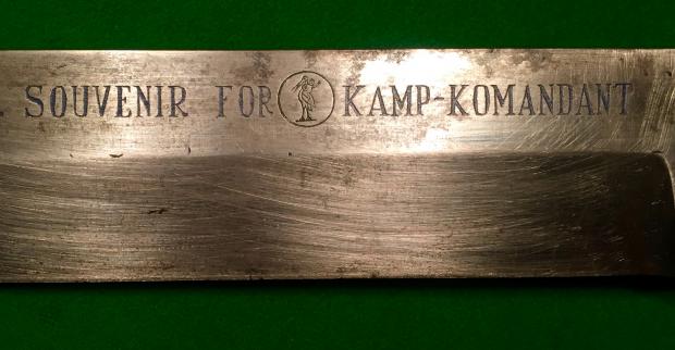 53rd ( Welsh ) Infantry Division Souvenir Bowie Knife.