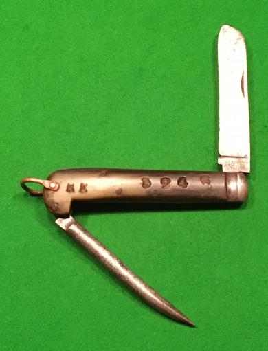 Boer War Period Folding Knife.