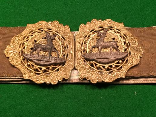 Bedfordshire Regt. ladies gilt mess dress belt .