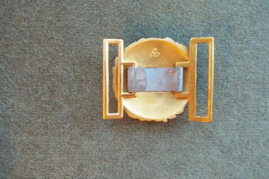 LARGE GILT THIRD REICH BUCKLE FOR NAVY PARADE BELT.
