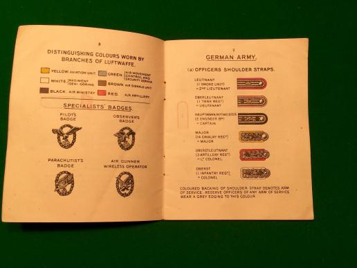 1942 Guide to Identification of German Units.