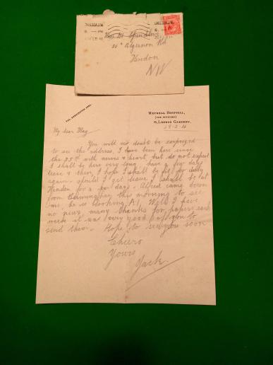 WW1 RFC Casualty letter grouping No.3 Squadron.