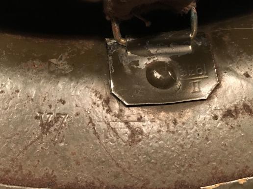 British Unit Marked MkII Helmet.