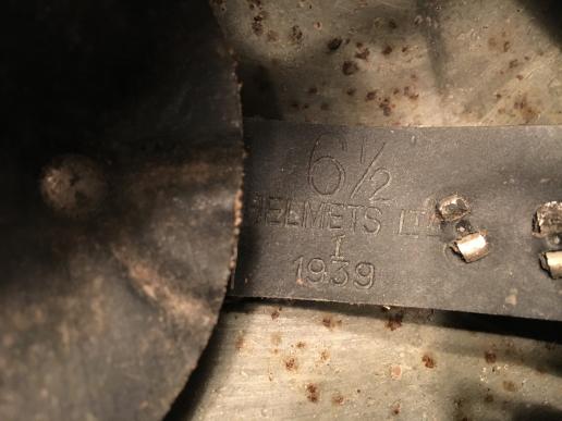 WW2 MkIA Helmet Belgian Forces in Britain.