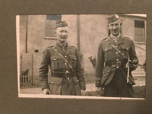 WW1 Photo album - K.O.S.B. Territorial Battalion.