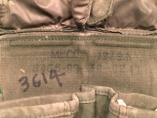 SAS POUCH, AMMUNITION, 1958 Pattern, Self loading rifle.