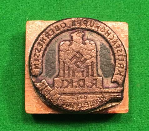 R.D.Kl. Reichsverband Deutscher Kleintierzüchter Official Stamp.