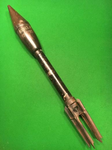 2.36-Inch Anti-Tank Rocket M7A3 Bazooka Projectile.