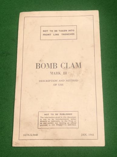 Clam Mine Instructional Leaflet.