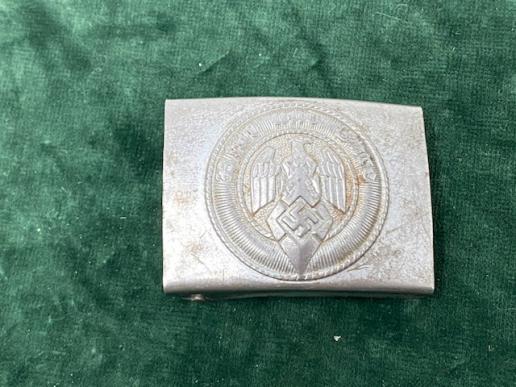 HITLER YOUTH BELT BUCKLE IN STEEL - MARKED.