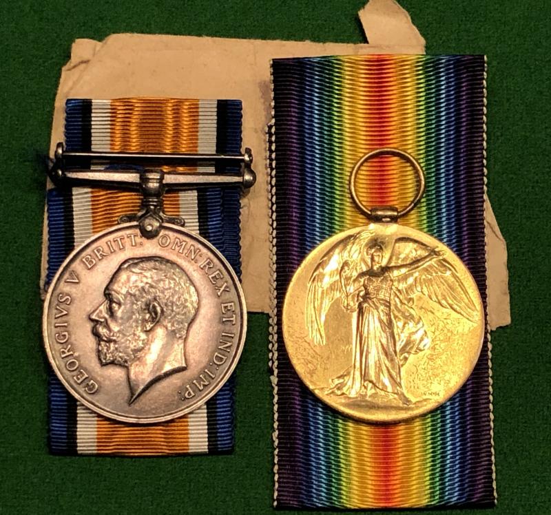 WW1 RAF War & Victory Pair.