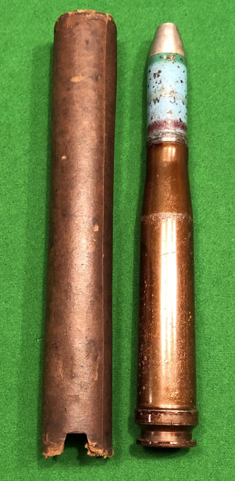 1945 Flak 38 20mm Incendiary Round.