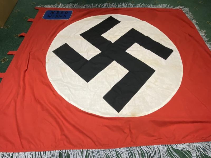 WW2 Official Ortsgruppe Banner of the NSBO.