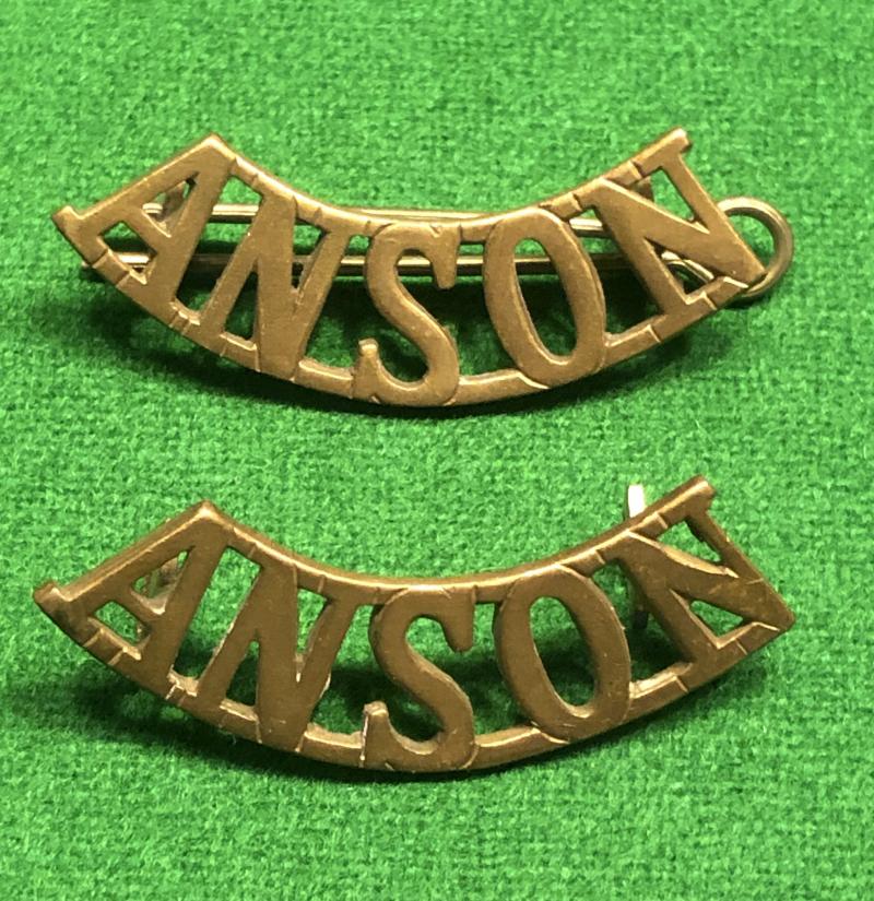 RND Anson Battalion Shoulder Titles.