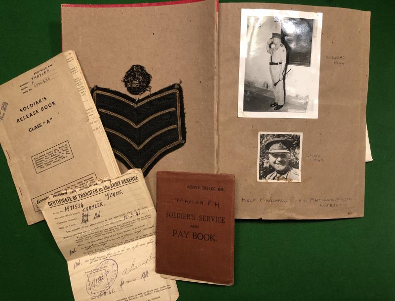 WW2 Scrapbook Grouping - Bodyguard and Aide to Field Marshal Maitland Wilson.