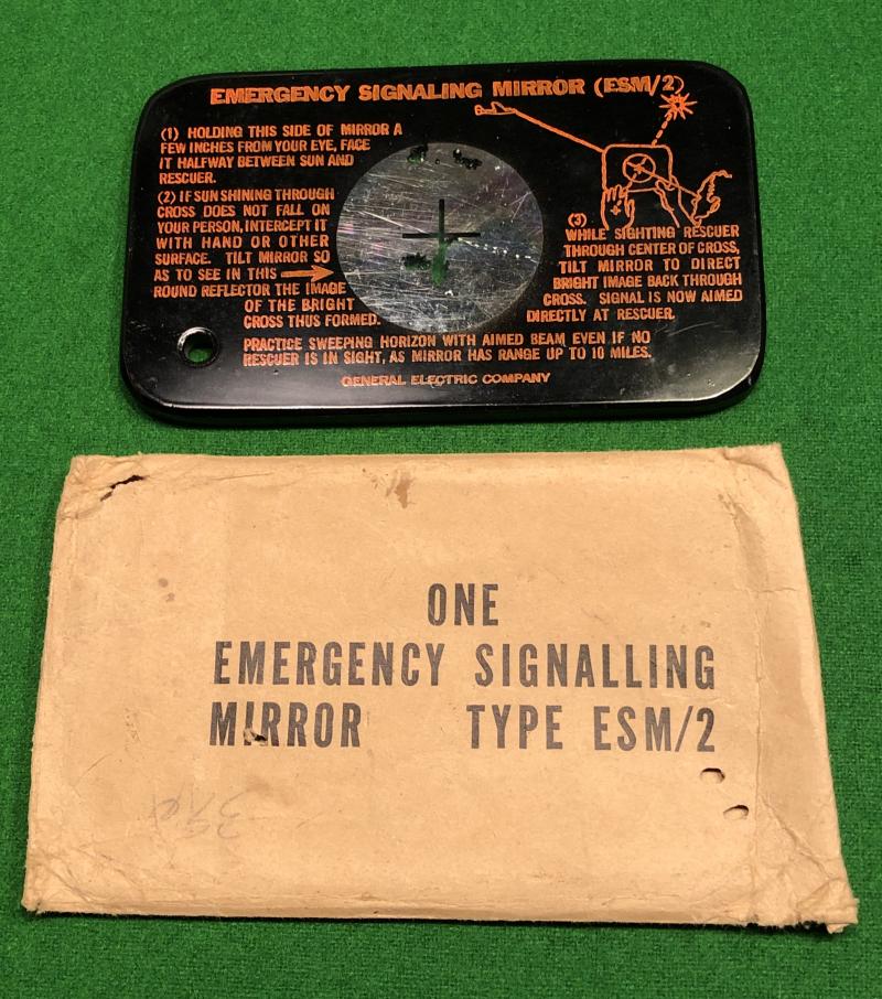 WW2 US Emergency Signalling Mirror.