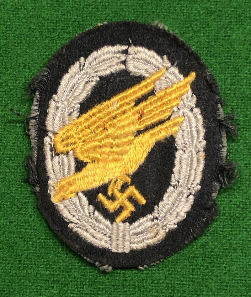 Luftwaffe Fallschirmjäger Qualification Badge in Cloth.