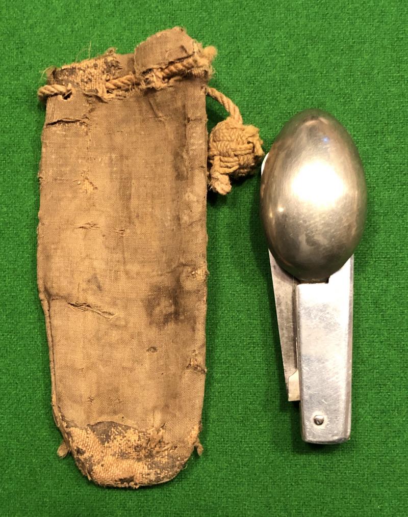 WW1 British Officer's Folding Canteen Set.