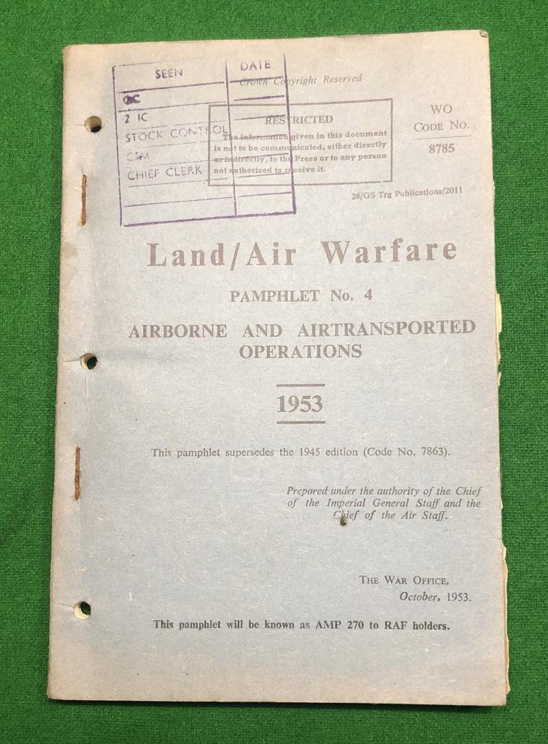 1953 Airborne & Airtransported Operations.