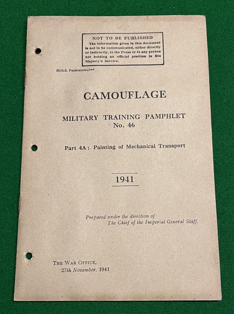 M.T.P.No.46 Camouflage-Painting of Mechanical Transport.