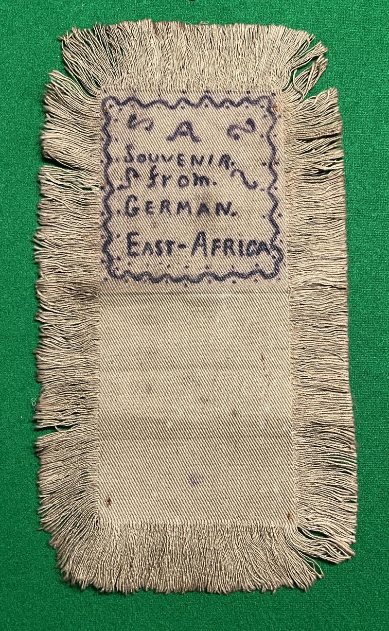 WW1 German East Africa Souvenir.
