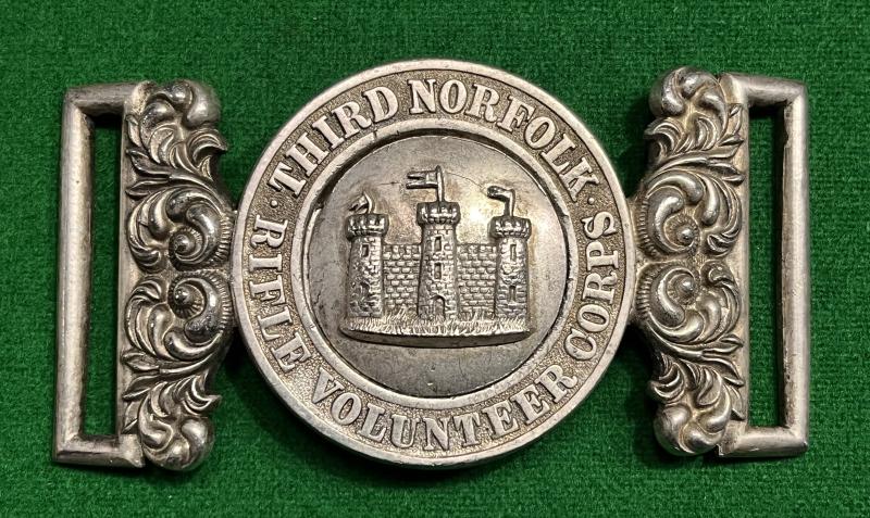 Third Norfolk Rifle Volunteers Waist Belt Clasp.