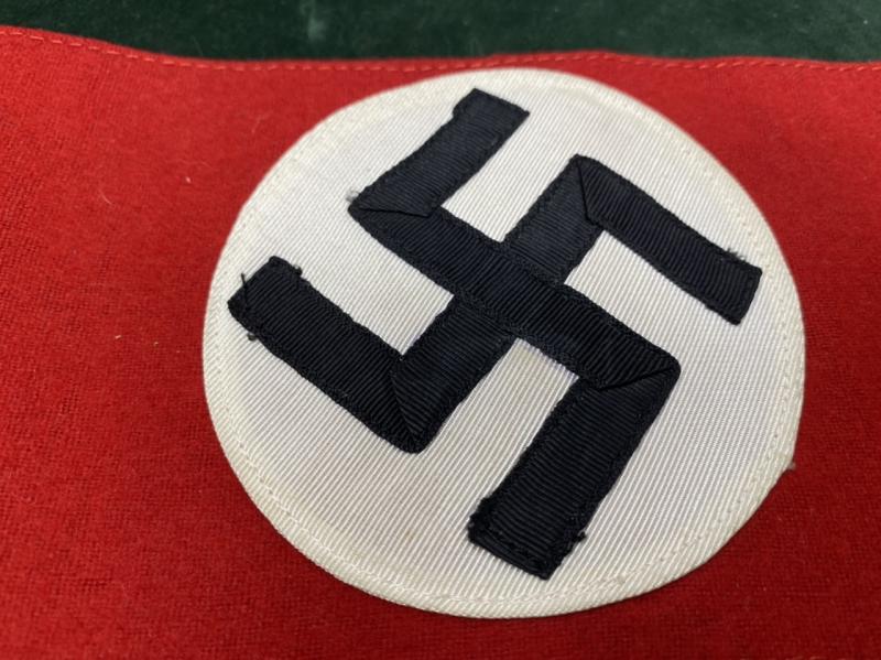 NEAR MINT WOOL NSDAP PARTY ARMBAND.