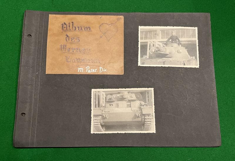 WW2 Panzer Photo Album ( remains ).