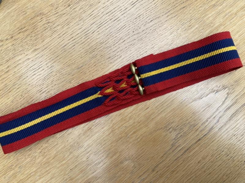 WW1 1914 ROYAL ARTILLERY GIRDLE OR ‘STABLE BELT’