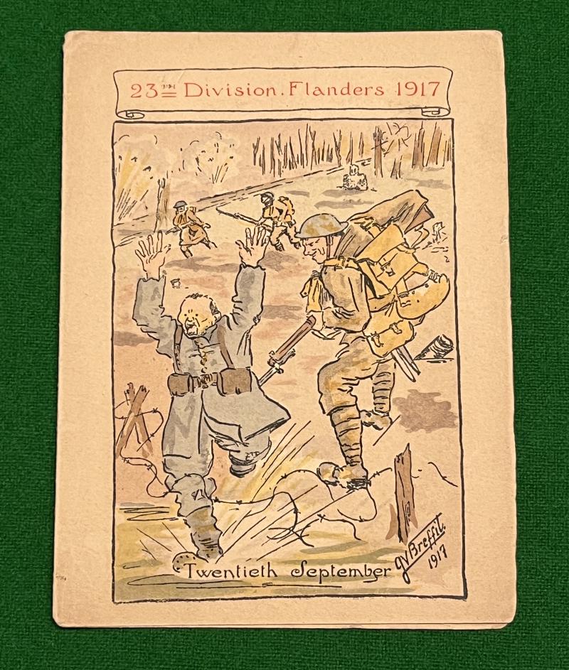 WW1 23rd Division Christmas card.
